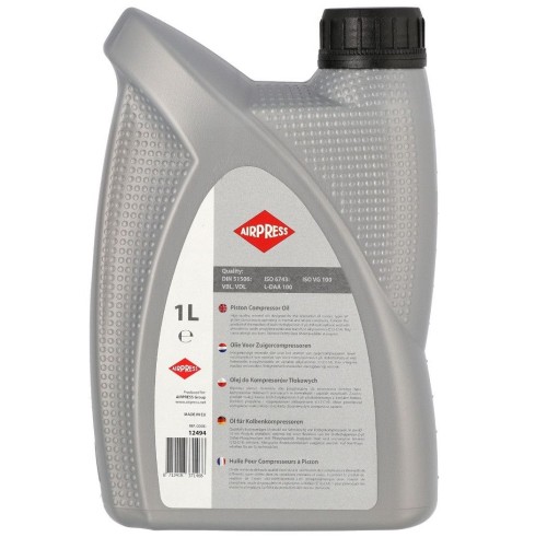 Airpress 12494 - Olej do kompresorów tłokowych 1 L