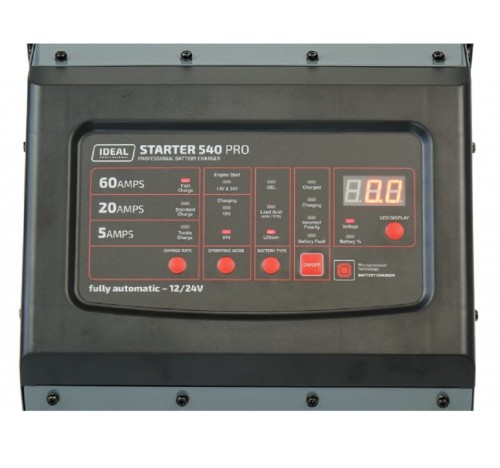 IDEAL STARTER 540 PRO - Prostownik z rozruchem 12 /24 V