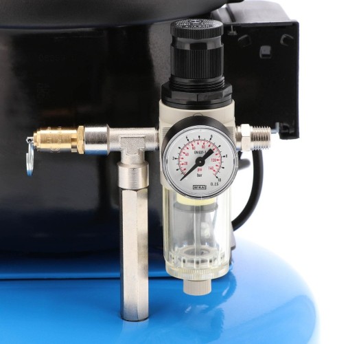 Airpress L 6-45 - Wyciszony mały kompresor dwutłokowy 6 L