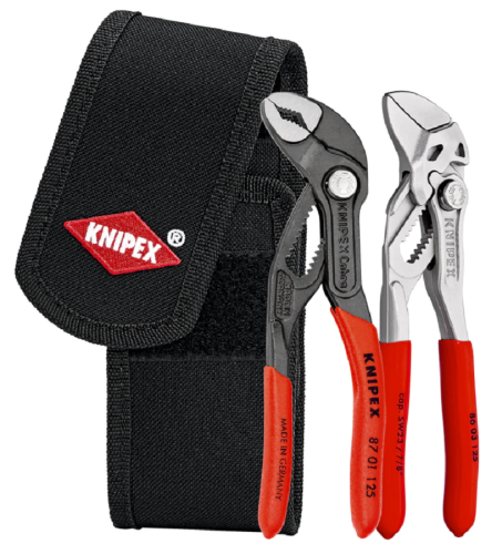 Knipex 002072V04 - Zestaw mini szczypiec z etui na pasek - 2 szt