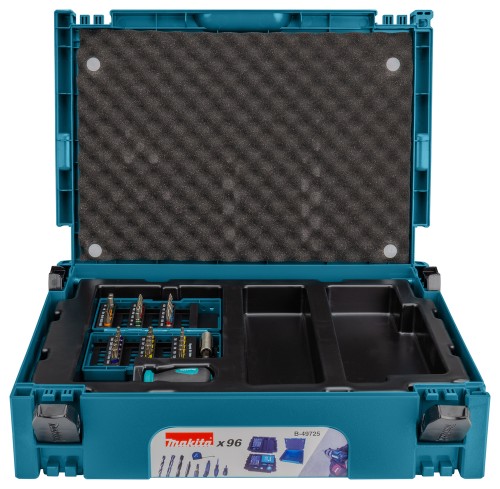 Makita B-49725 - Zestaw wierteł i bitów  - 96 elementów
