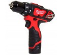 MILWAUKEE M12BPD-202C - Akumulatorowa wiertarko-wkrętarka udarowa 12 V