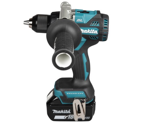 Makita DLX2544TJ - Zestaw combo - Akumulatorowa wiertarko-wkrętarka DDF492 18 V + akumulatorowa szlifierka kątowa DGA513 18 V
