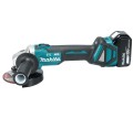 Makita DLX2544TJ - Zestaw combo - Akumulatorowa wiertarko-wkrętarka DDF492 18 V + akumulatorowa szlifierka kątowa DGA513 18 V