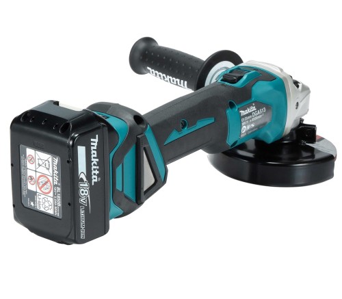 Makita DLX2544TJ - Zestaw combo - Akumulatorowa wiertarko-wkrętarka DDF492 18 V + akumulatorowa szlifierka kątowa DGA513 18 V