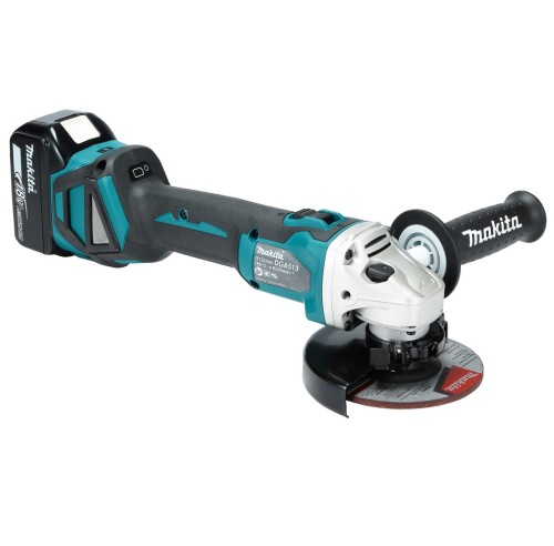 Makita DLX2544TJ - Zestaw combo - Akumulatorowa wiertarko-wkrętarka DDF492 18 V + akumulatorowa szlifierka kątowa DGA513 18 V