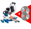 Scheppach HM140L - Piła ukośna z posuwem 305 MM z dodatkową tarczą