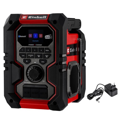 Einhell TE-CR 18 Li DAB+/FM/BT – Solo - Radio akumulatorowo-sieciowe 18/230 V
