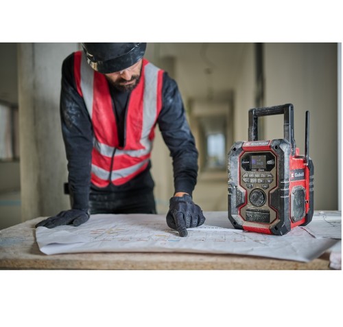 Einhell TE-CR 18 Li DAB+/FM/BT – Solo - Radio akumulatorowo-sieciowe 18/230 V