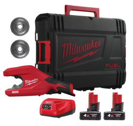 Milwaukee M12PCSS54-402C RAPTOR XL - Akumulatorowy obcinak do rur ze stali nierdzewnej