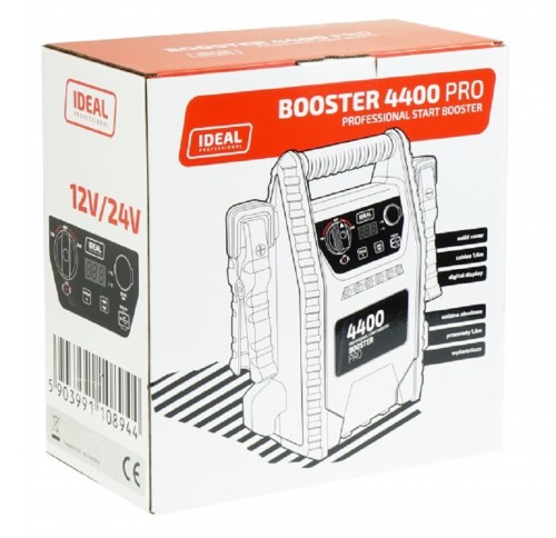 IDEAL BOOSTER 4400 PRO - Przenośny akumulator do wspomagania rozruchu 12 / 24 V