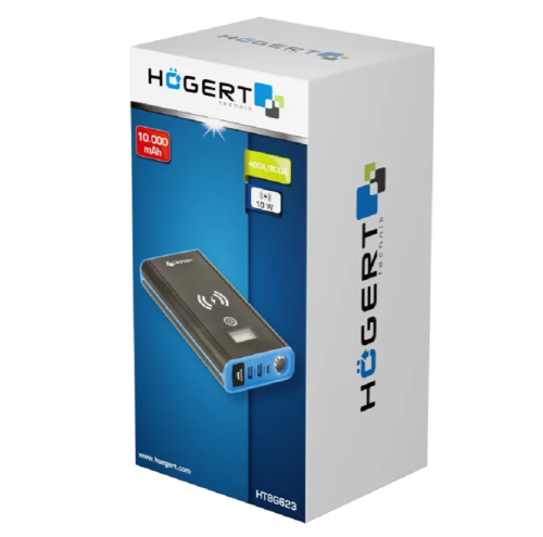 Hogert HT8G623 - Urządzenie rozruchowe 400 A z ładowarką indukcyjną