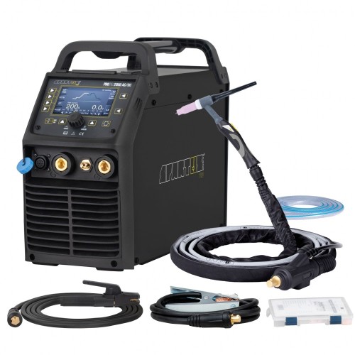 Spartus ProTIG 2000 AC/DC - Wielozadaniowa spawarka inwertorowa TIG z pulsem  + uchwyt  TIG mini SPP 17 4B X 4m