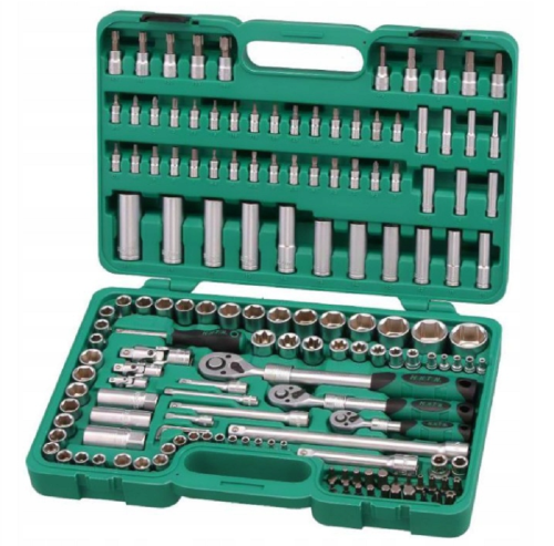 Honiton  H4351- Zestaw nasadek 1/4" 3/8" 1/2" z grzechotkami - 155 elementów