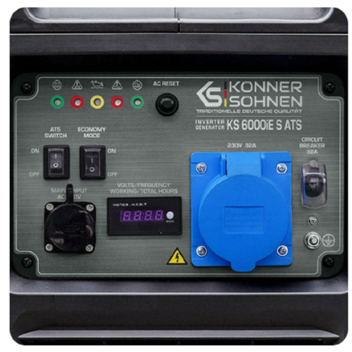 Konner & Sohnen KS 6000iE S ATS - Inwerterowy agregat prądotwórczy jednofazowy 230 V