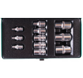 Honiton H.4311 - Zestaw nasadek Torx E4-E20 1/4" 3/8" 1/2" - 11 elementów