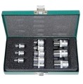 Honiton H.4311 - Zestaw nasadek Torx E4-E20 1/4" 3/8" 1/2" - 11 elementów