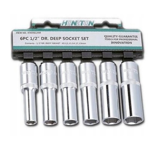 Honiton H.4006 - Zestaw długich nasadek 10-19 mm 1/2" - 6 elementów
