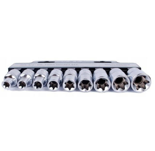 Honiton H.4009 - Zestaw nasadek TORX 1/2'' - 9 elementów