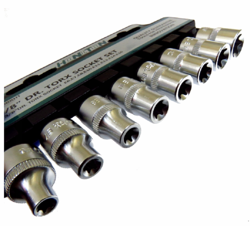 Honiton H.3008 - Zestaw nasadek wewnętrznych Torx 3/8" - 8 elementów