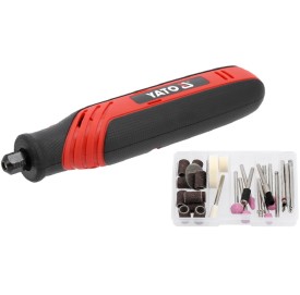 Yato YT-82763 - Akumulatorowa mini szlifierka 4 V + 51 akcesoriów