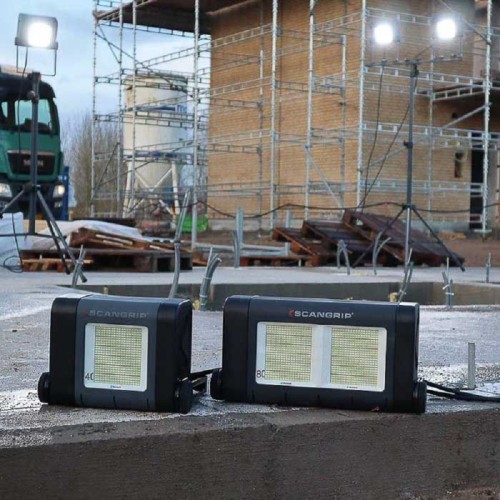 SCANGRIP SITE LIGHT 40 - Lampa do oświetlania dużych obszarów roboczych 40000 lm