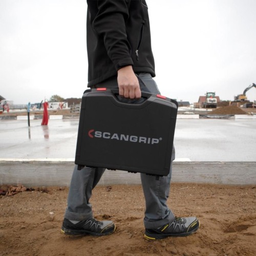 SCANGRIP SITE LIGHT 40 - Lampa do oświetlania dużych obszarów roboczych w walizce 40000 lm