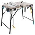 Wolfcraft Master Cut 2600 PRO - Stół maszynowo-roboczy + dodatkowa płyta maszynowa