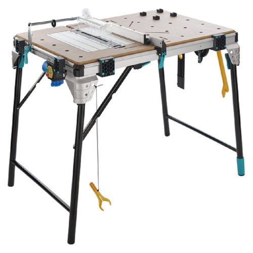 Wolfcraft Master Cut 2600 PRO - Stół maszynowo-roboczy + dodatkowa płyta maszynowa