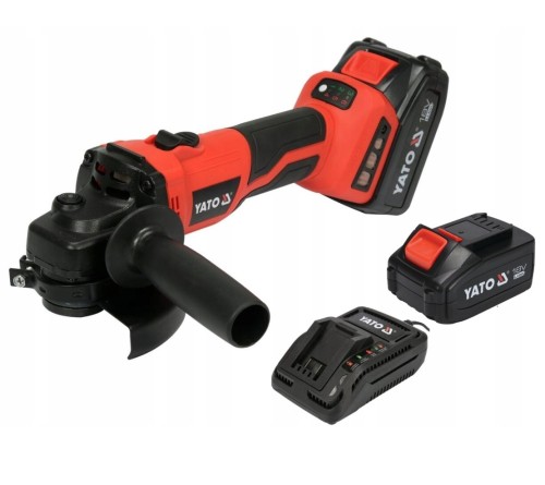 Yato YT-828295 - Akumulatorowa szlifierka kątowa z regulacją prędkości 125 MM