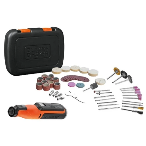 Black&Decker BCRT8IK - Akumulatorowa szlifierka wielofunkcyjna + akcesoria