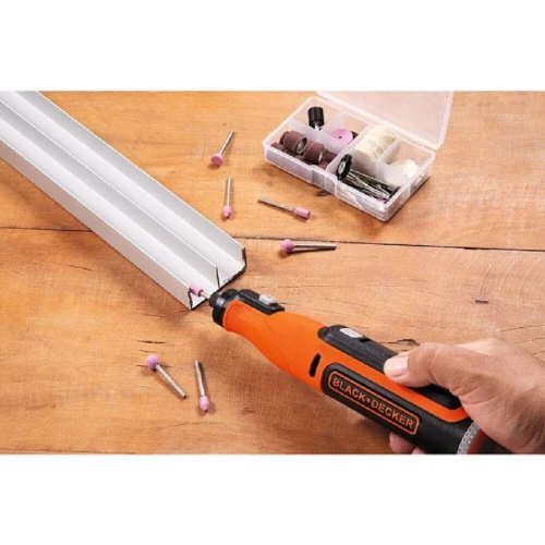 Black&Decker BCRT8IK - Akumulatorowa szlifierka wielofunkcyjna + akcesoria