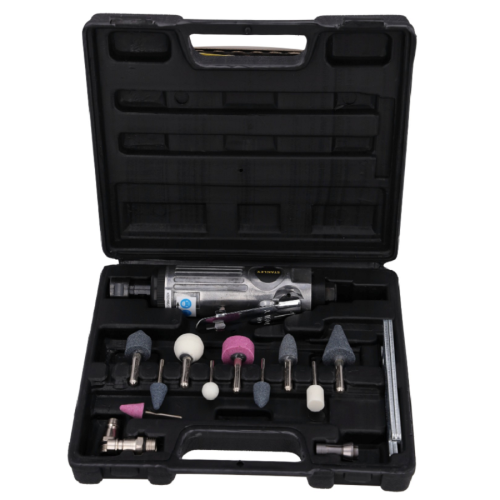 Stanley 160153XSTN - Pneumatyczna szlifierka kątowa + akcesoria