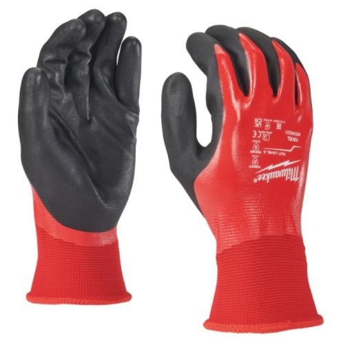 Milwaukee Fully Dip Cut A Gloves - Rękawice ochronne w pełni pokryte nitrylem 8/M