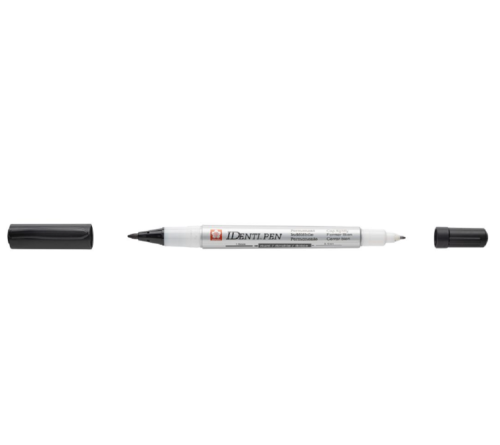 Sakura IDenti-Pen Dual Point - Marker dwustronny - czarny