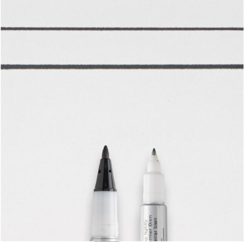 Sakura IDenti-Pen Dual Point - Marker dwustronny - czarny