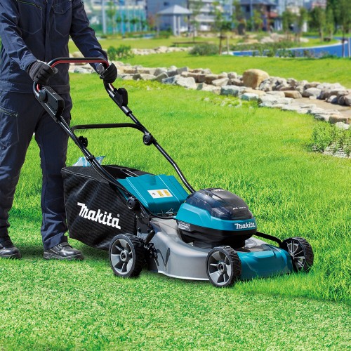 Makita DLM466PT2 - Akumulatorowa kosiarka bez napędu
