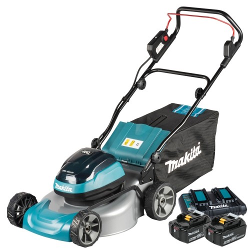 Makita DLM466PT2 - Akumulatorowa kosiarka bez napędu