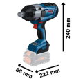 Bosch GDS 18V-1050H - Akumulatorowy klucz udarowy 3/4"