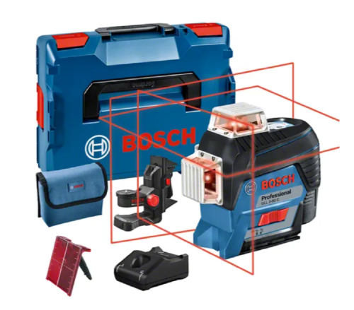BOSCH GLL 3-80 C - Laser linowy 3 płaszczyznowy