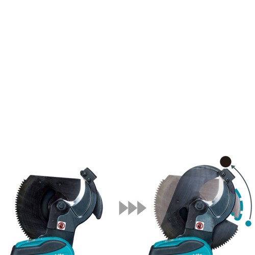 Makita DTC101ZK - Akumulatorowa przecinarka do kabli typu otwartego