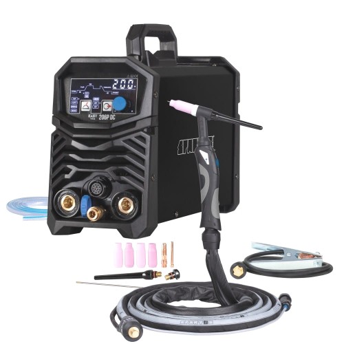 Spartus EasyTIG 206P DC - Spawarka inwertorowa TIG + uchwyt mini SPE17 - 8m