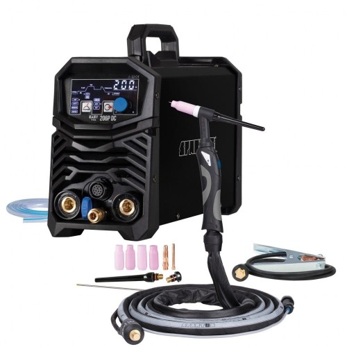 Spartus EasyTIG 206P DC - Spawarka inwertorowa TIG + uchwyt mini SPE17 - 4m