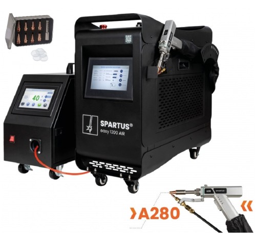Spartus EASY 1200 AIR - Spawarka laserowa z automatycznym podajnikiem drutu