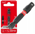 Milwaukee 4932471826 - Adapter gniazda Shockwave 1/4" Hex - 1/4" kwadrat 50 mm
