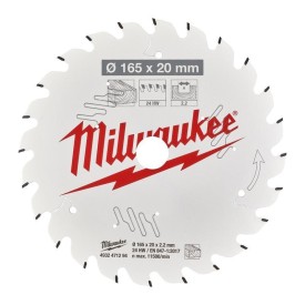 Milwaukee 4932471294 - Tarcza pilarska do drewna czyste cięcie 165x20 mm/ 24 zęby