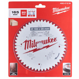 Milwaukee 4932471295 - Tarcza pilarska do drewna czyste cięcie 165x20 mm/ 48 zębów