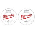 Milwaukee 4932479575 - Zestaw 2 tarcz pilarskich do drewna 216x30 mm/ 48 i 60 zębów