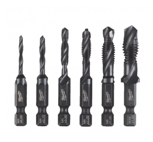 Milwaukee 4932498267 - Zestaw gwintowników HSS-G 1/4" - 6 szt