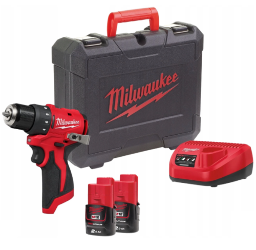 Milwaukee M12 BLDDRC-202C - Kompaktowa  wiertarko-wkrętarka